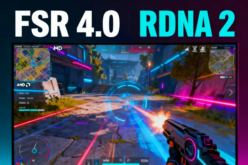 AMD FSR 4 consigue un 10% más de rendimiento en modo calidad con gráficas de arquitectura RDNA 2