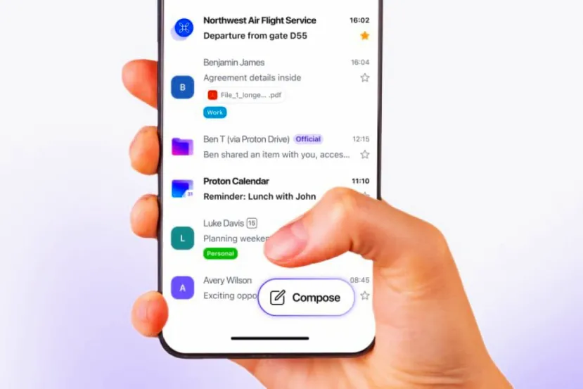 Proton Mail lanza nuevas aplicaciones móviles más rápidas y con funciones unificadas