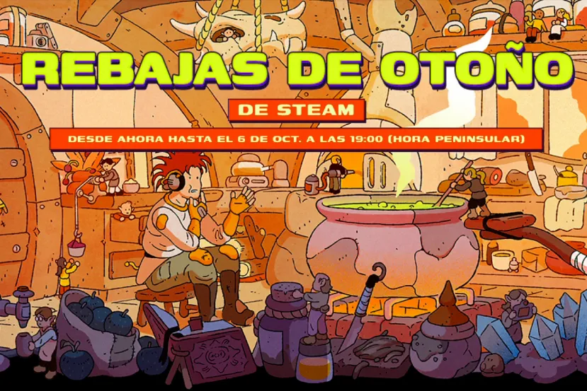 Llegan las populares rebajas de otoño de Steam con juegos rebajados hasta el 90% y la Steam Deck LCD de 256 GB por 335,20 euros