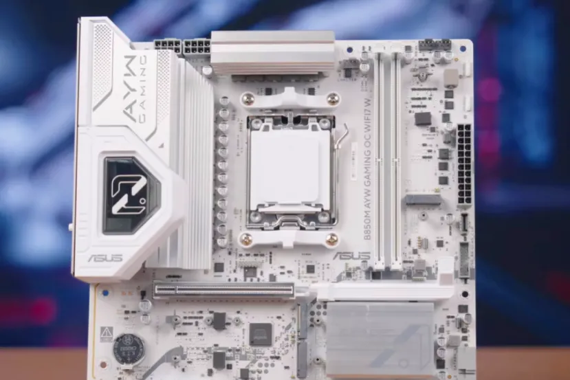 ASUS presenta la placa para overclocking AYW Gaming B850 con la que ha conseguido 13 récords