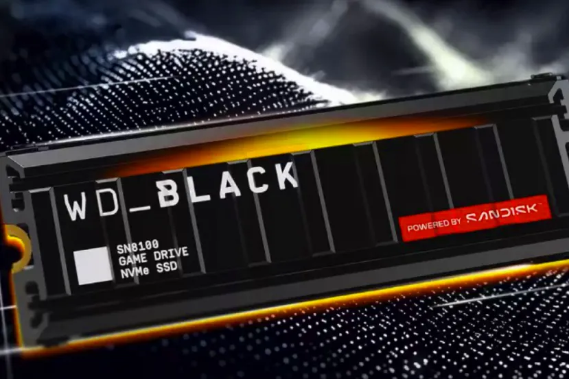 Western Digital sube el listón con el WD Black SN8100: 8 TB de velocidad PCIe 5.0 pensados para flujos de trabajo extremos