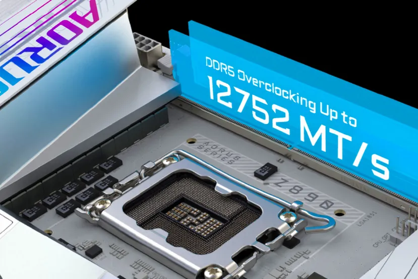 Los 3 primeros récords de overclocking en memoria DDR5 se han conseguido con la AORUS Z890 TAYCHION ICE