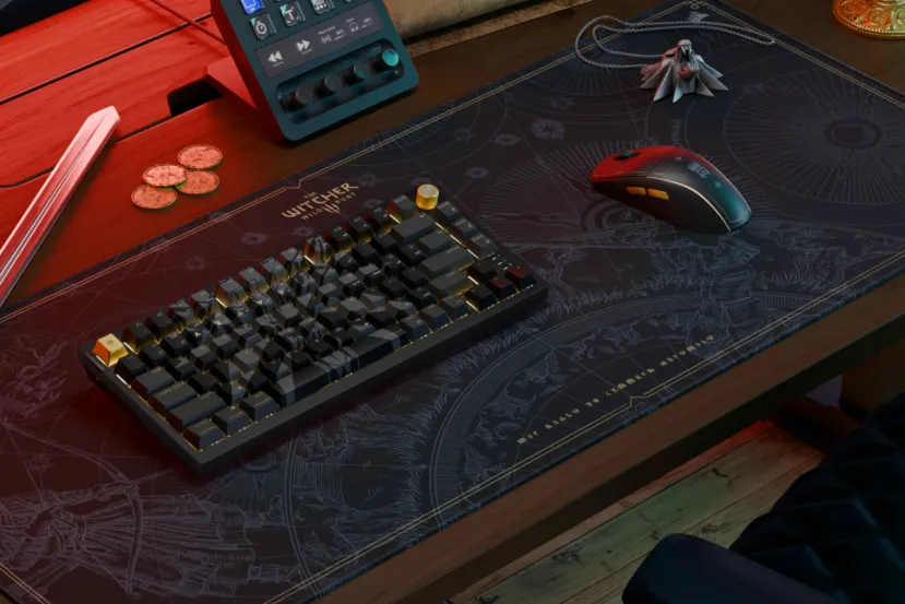 Corsair ha presentado por el 10 aniversario de The Witcher 3 un teclado, ratón y alfombrilla con motivos del juego