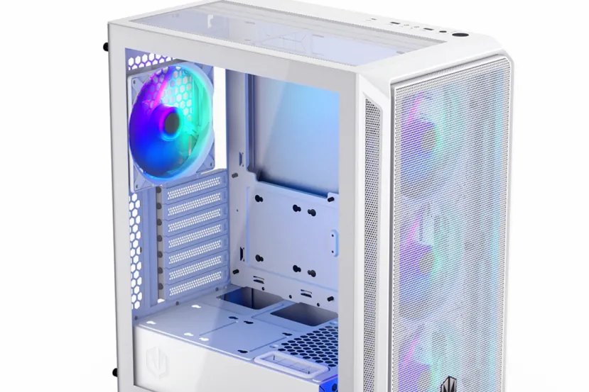 Nueva caja Endorfy Arx 500 White con iluminación ARGB, cristal lateral y 4 ventiladores de 140 mm incluidos por 115 euros