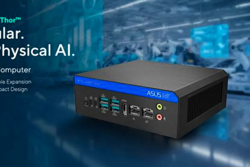 ASUS IoT presenta el PE3000N, un MiniPC ruguerizado basado en NVIDIA Jetson Thor que ofrece más de 2.000 TOPS para IA
