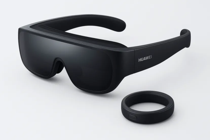 La patente de estas gafas de AR/VR de HUAWEI incluyen un anillo que se desacopla para controlarlas