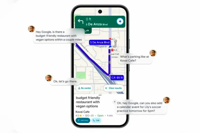 Google Maps jubila a Assistant: Gemini se convierte en tu copiloto para navegar y reportar el tráfico