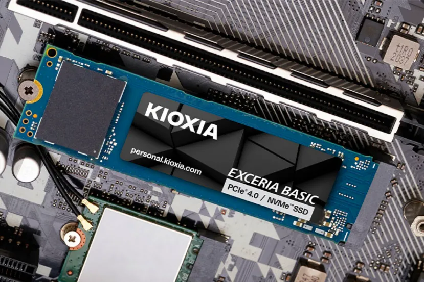 KIOXIA lanza la gama EXCERIA BASIC, discos SSD PCIe 4.0 asequibles con hasta 7.300 MB/s de lectura