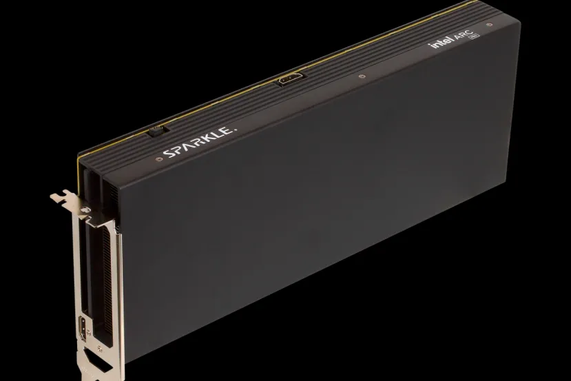 SPARKLE hace oficial su tarjeta con doble GPU Intel Arc Pro B60, diseño pasivo y una inusual disposición del conector HDMI