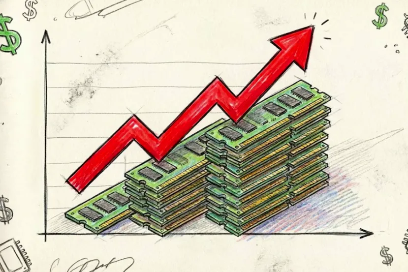Las ventas de memoria RAM se han incrementado un 30,9 % durante el tercer trimestre de este año