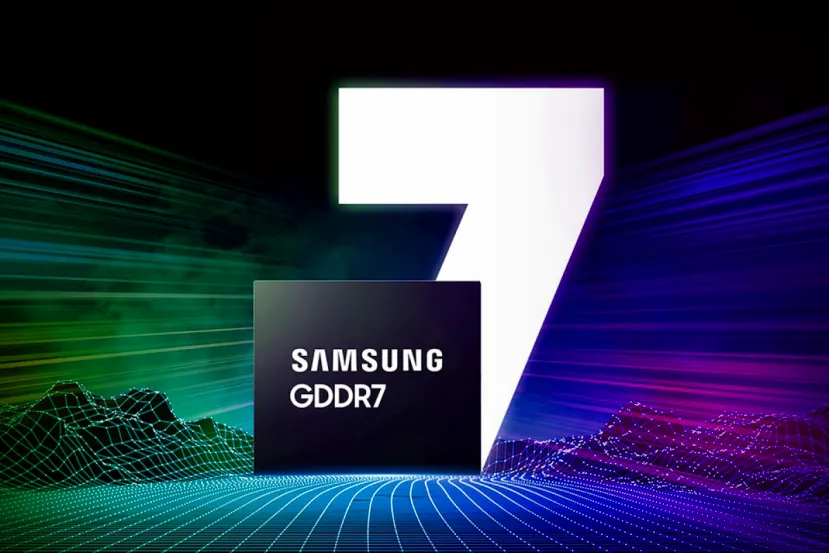 Samsung comienza la producción en masa de memoria GDDR7 de 3 GB a 28 Gbps