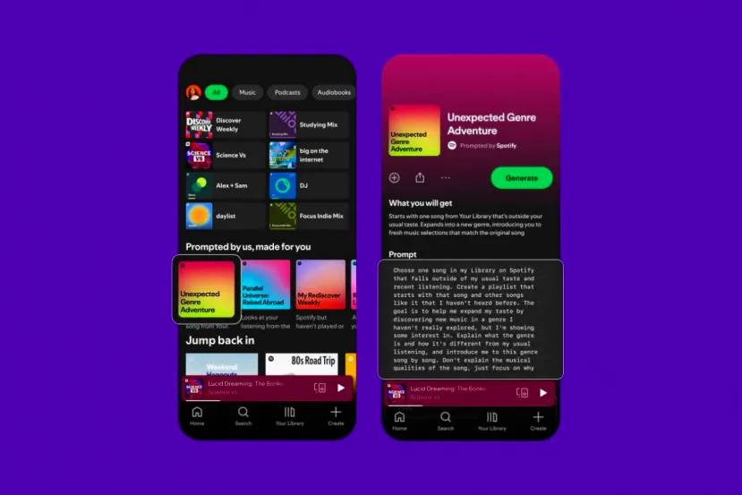 Spotify abre la caja negra de su algoritmo para que los usuarios creen listas mediante comandos de texto