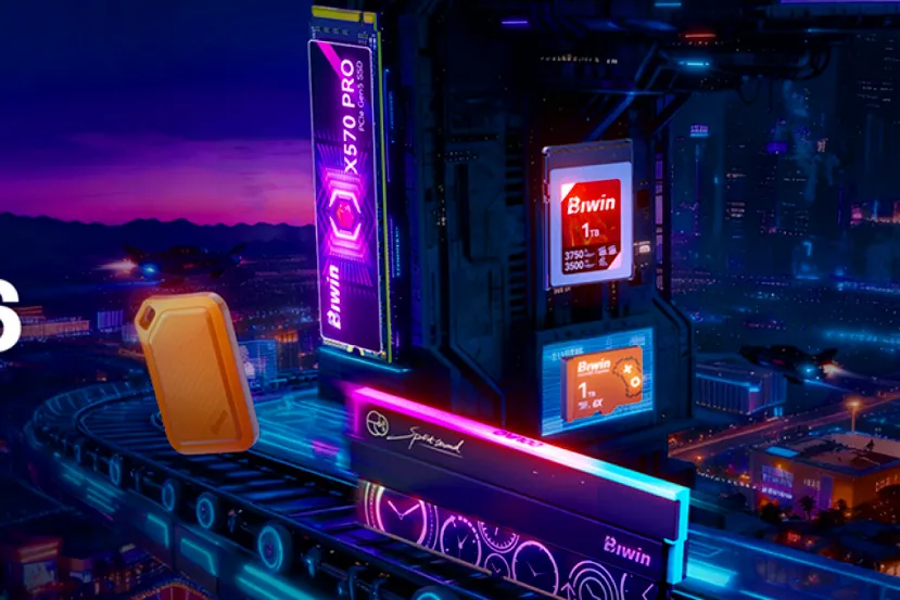 BiWin presentará en el CES 2026 un nuevo kit de memoria DDR5 de 192 GB, discos SSD de hasta 14.000 MB/s y tarjetas de memoria