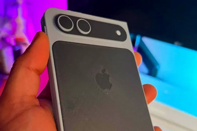 Primero, se filtraron unos CAD del supuesto iPhone plegable. Luego, alguien hizo una maqueta que anticipa su diseño