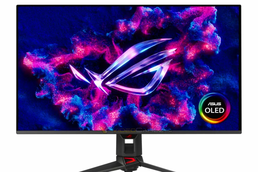 ASUS muestra por error el monitor ROG PG32UCDM3 Black Shield, DP 2.1 y DisplayHDR 500 True Black