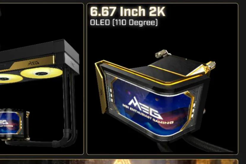 MSI MEG CORELIQUID E15 360: Refrigeración líquida con pantalla AMOLED curvada de 6,67 pulgadas