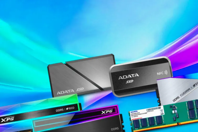 ADATA se planta en CES 2026 con MSI e Intel: DDR5 CUDIMM de 4 rangos y hasta 128 GB, más SSD PCIe 5.0 a 13.500 MB/s y USB4 con NFC