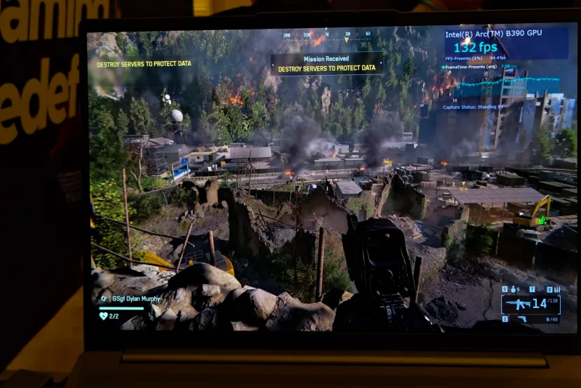 Primeros benchmarks de juegos del Intel Core Ultra X9 388H con la Intel Arc B390: Más de 130 FPS en Battlefield 6