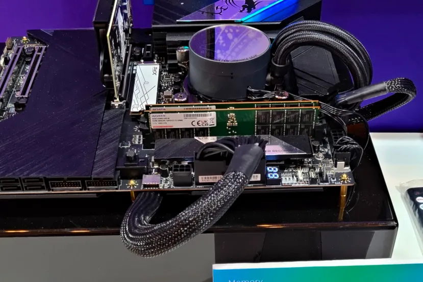 ADATA nos trae al CES memorias CUDIMM, U-DIMM Y CSODIMM de hasta 64 GB y 8.000 MT/s