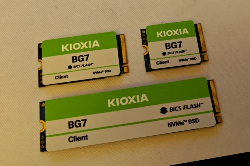 Kioxia ha presentado sus discos SSD BG7 para fabricantes de PCs
