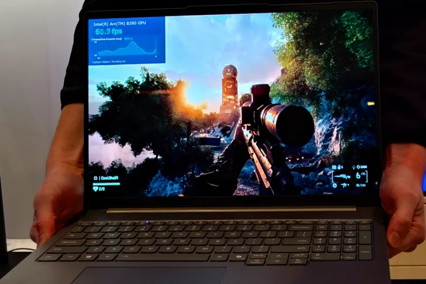 Con los Intel Panther Lake y la Arc B390 se puede jugar incluso en batería: mantienen el mismo rendimiento que enchufados a la corriente