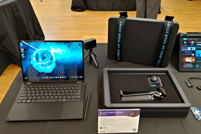 ASUS y GoPro unen fuerzas en el CES 2026: así es el portátil convertible diseñado para crear en movimiento