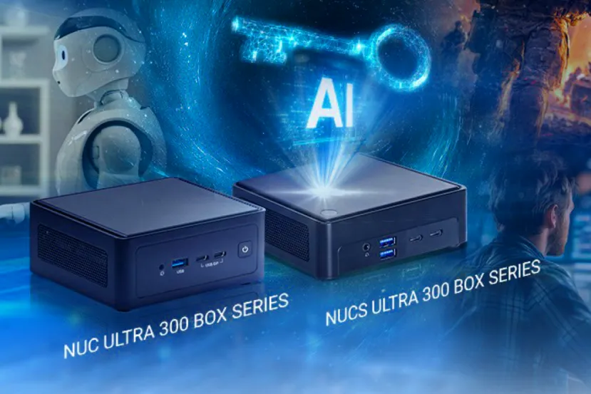 ASRock Industrial renueva sus Mini PC con los NUC Ultra 300 BOX: 180 TOPS de IA y soporte para cuatro pantallas 8K