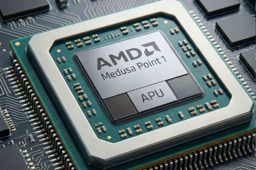 Vista en documentos de envío una APU Medusa Point, 4 núcleos clásicos y 4 densos sin núcleos de bajo consumo