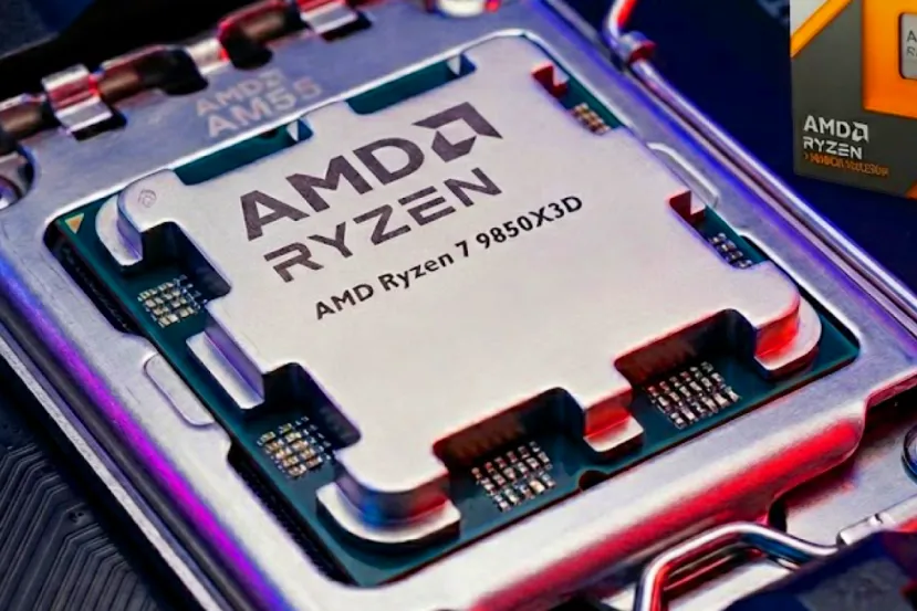 Se filtra un AMD Ryzen 7 9850X3D funcionando con sus 8 núcleos a 5,75 GHz