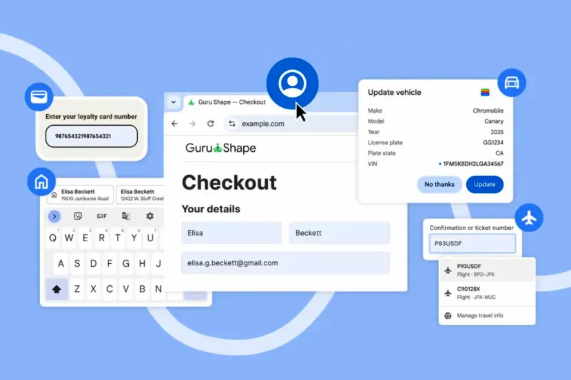 Se acabó buscar el número de vuelo o la tarjeta de fidelización: Chrome automatiza el tedioso proceso de rellenar formularios
