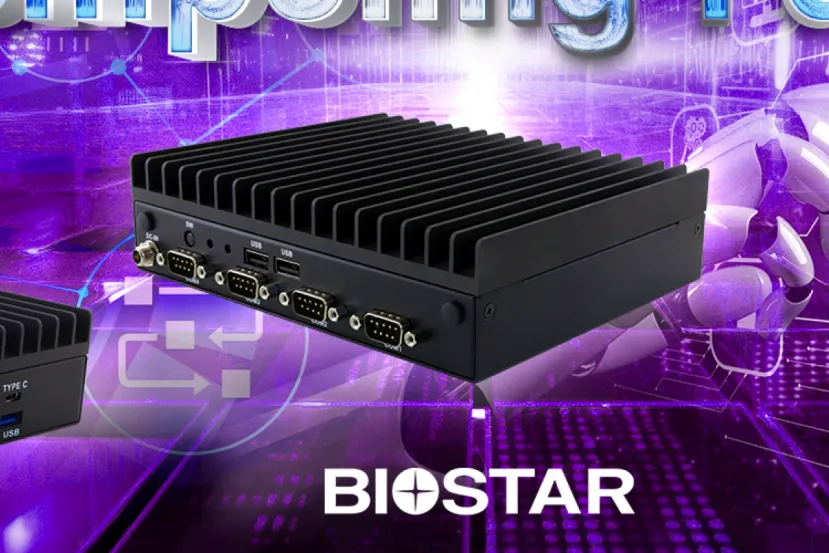 BIOSTAR lanza el EdgeComp MS1335U, un miniPC fanless para computación de extremo a extremo