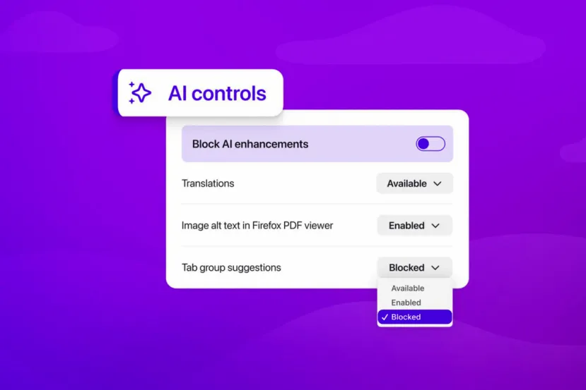 Firefox permitirá desactivar por completo la IA del navegador con un solo clic