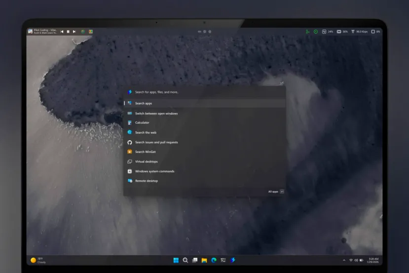 PowerToys quiere transformar Windows 11 con una nueva barra de herramientas inteligente al estilo macOS