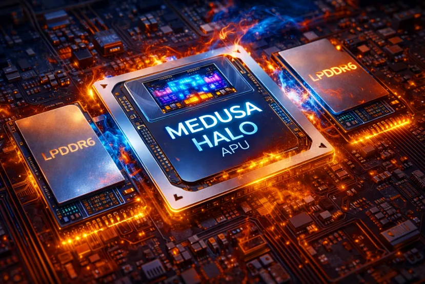 Los AMD Medusa Halo contarán con memoria LPDDR6 y un bus de 384 bits