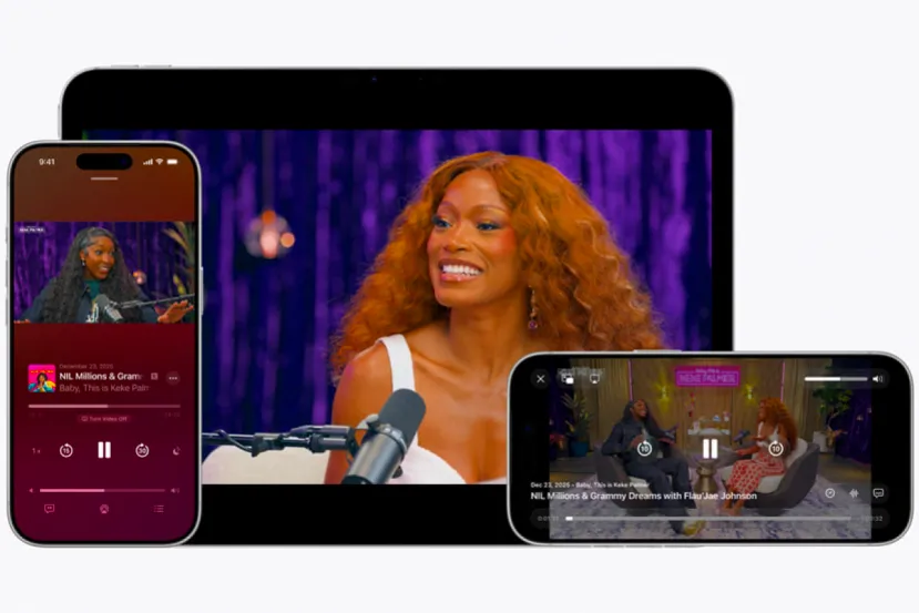 Apple Podcasts se pone al día con el vídeo: descarga de episodios, pantalla completa y anuncios integrados