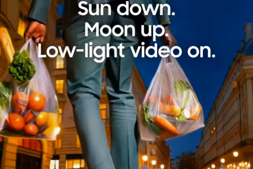 Samsung demuestra las capacidades de grabación con baja luz mostrando un vídeo generado con la ayuda de IA