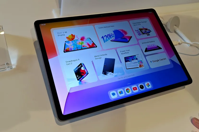TCL TAB A1 Plus: Pantalla 2.4K de 12,2 pulgadas con tecnología TCL CSOT en el nuevo tablet de la compañía