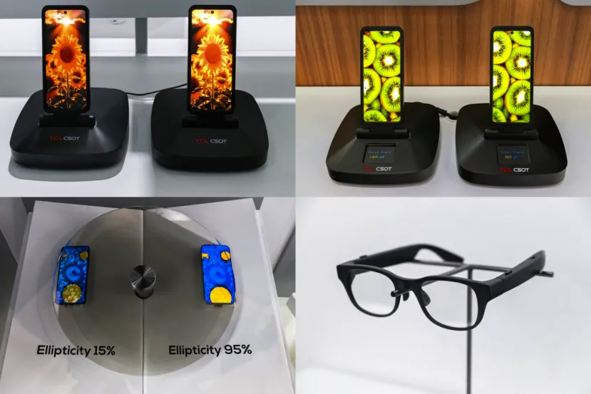 TCL CSOT presenta en el MWC 2026 pantallas con un 45% menos de consumo y un monitor plegable que pasa de 16 a 28 pulgadas