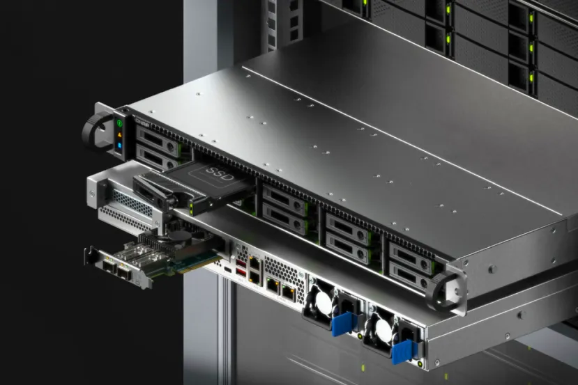 QNAP presenta el TS-h1077AFU, un NAS all flash de 10 bahías para rack 1U con ZFS y red 10GbE de serie