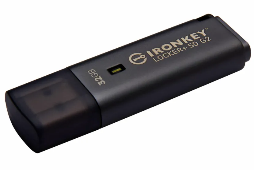 Kingston lanza el pendrive  IronKey Locker+ 50 G2 con cifrado XTS-AES de 256 bits y protección contra BadUSB