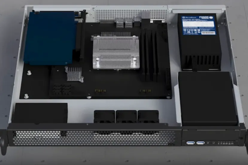 SilverStone RM100: Este chasis 1U para servidores soporta placas base convencionales ATX, microATX y mini-ITX