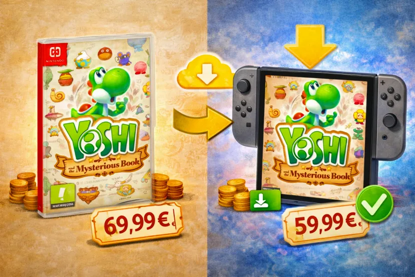 Nintendo rebajará los juegos digitales en Switch 2: hasta 10 euros menos que en físico