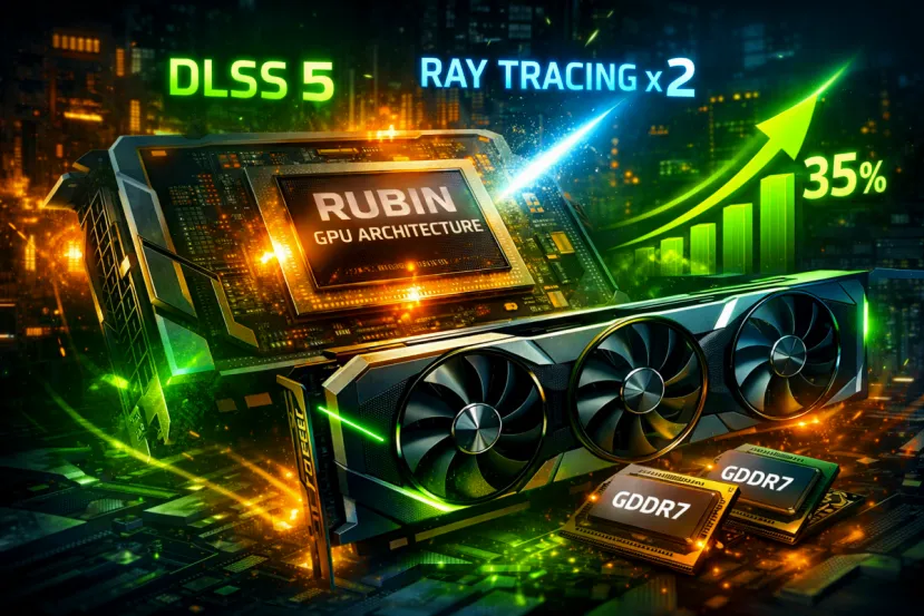 NVIDIA RTX 60 con arquitectura Rubin: DLSS 5 y hasta el doble de Ray Tracing