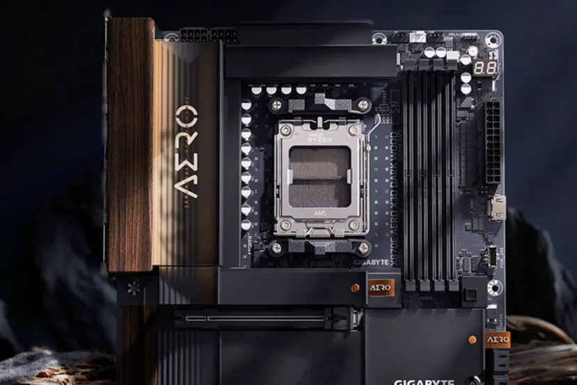 Gigabyte X870E AERO X3D DARK WOOD: Acabado de madera en una placa base de gama alta para el socket AM5