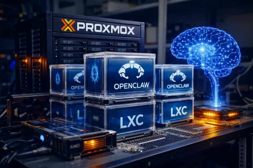 Cómo Instalar OpenClaw en LXC Proxmox con GPU AMD