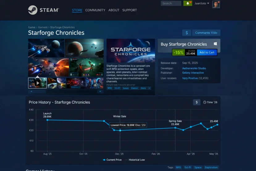 Valve planea integrar un historial de precios en Steam para mejorar la experiencia de compra
