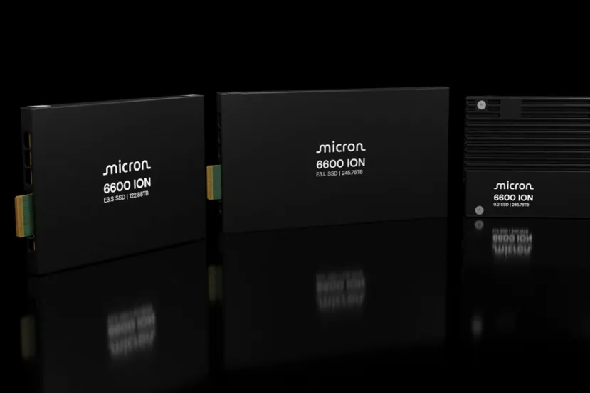 Micron ya envía su SSD 6600 ION de 245 TB, una unidad para centros de datos que lleva la densidad flash a otro nivel