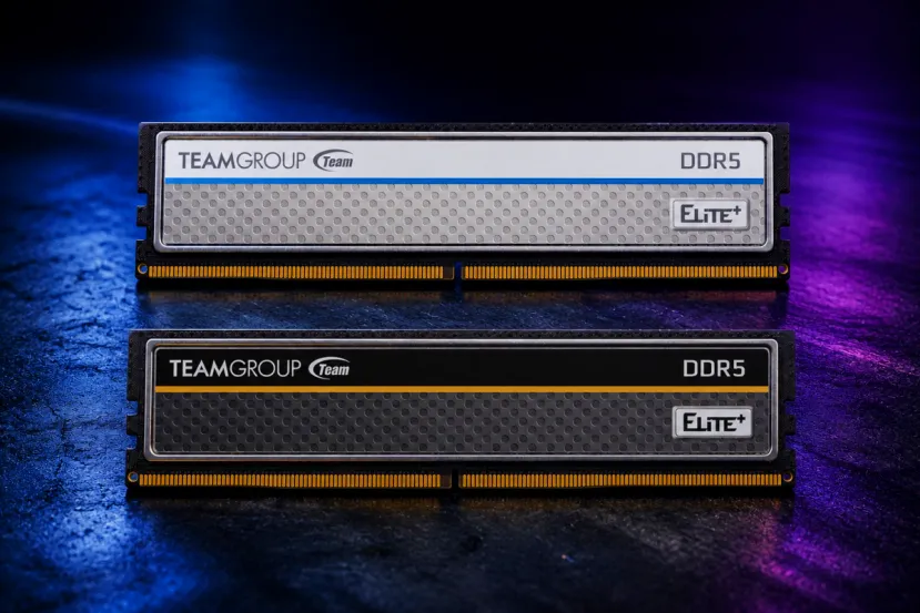 Las ELITE DDR5 de TeamGroup a 8.000 MT/s se lanzarán en junio de 2026 en kits de 32 GB para plataformas Intel y AMD