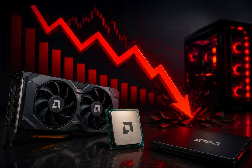 AMD prevé una caída del 20 % en ventas gaming durante la segunda mitad de 2026