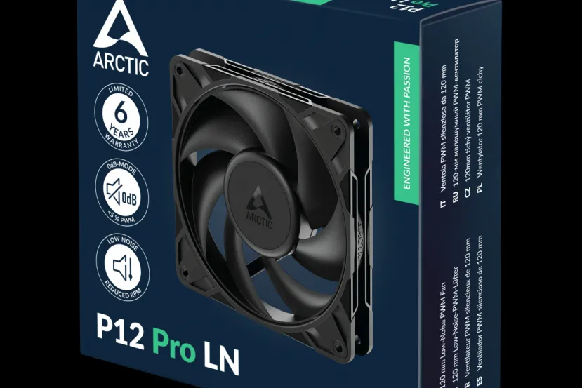Arctic renueva sus ventiladores P12 Pro con la silenciosa serie LN desde 8,69 euros